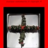 puissante croix d'herbe de protection Santa Muerte