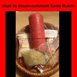 rituel très puissant de désenvoutement Santa Muerte  avec la grande  bougie